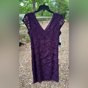 New with tags,deep purple Scarlett nite dress.